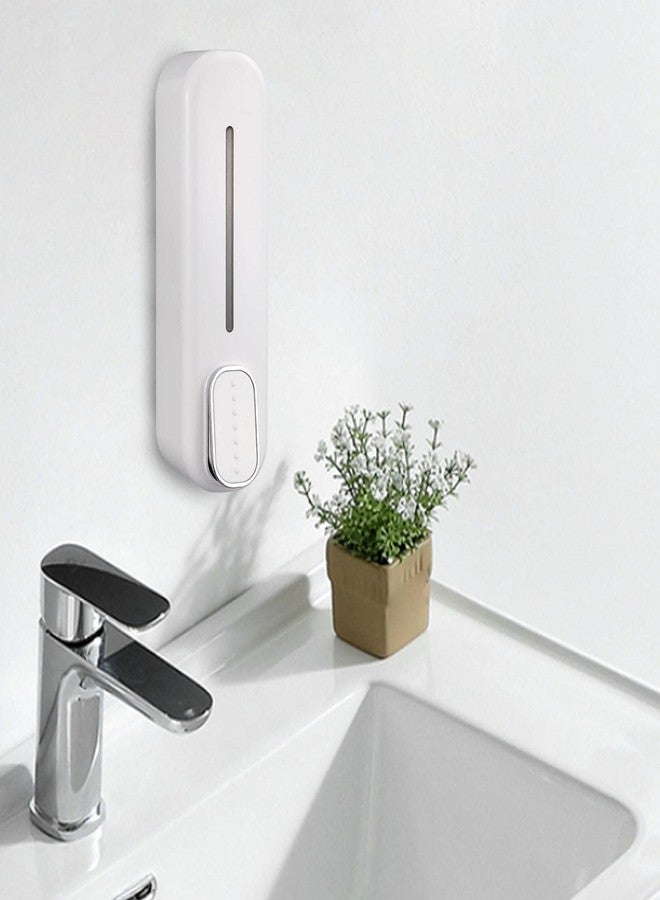 BATH GURU ABS Plastic Soap Dispenser for Bathroom, Kitchen, 350 ml, Pack of 2, Slim White - Image 3
